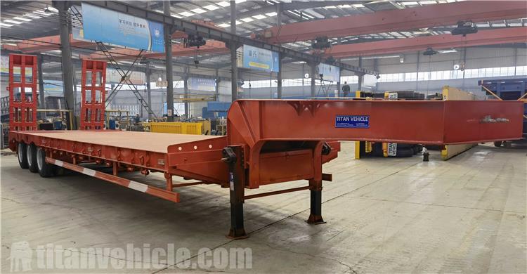 Tri Axle Low Bed Semi Trailer for Sale in Togo