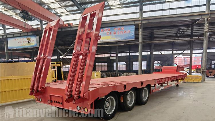 Tri Axle Low Bed Semi Trailer for Sale in Togo