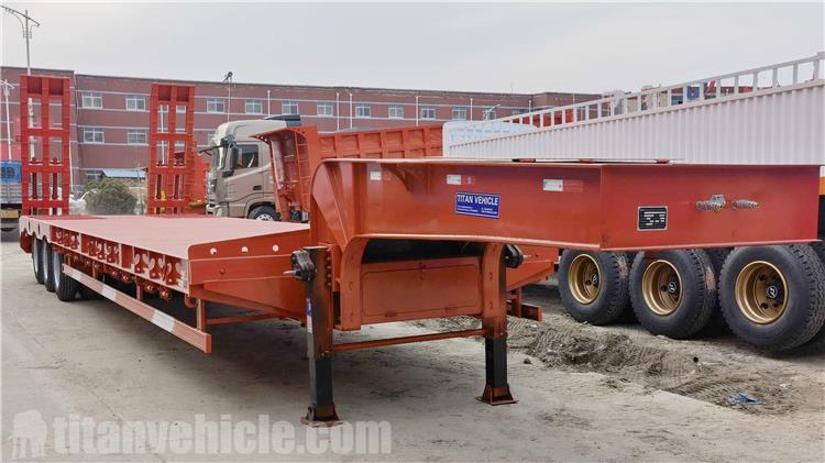 Tri Axle Low Bed Semi Trailer for Sale in Togo