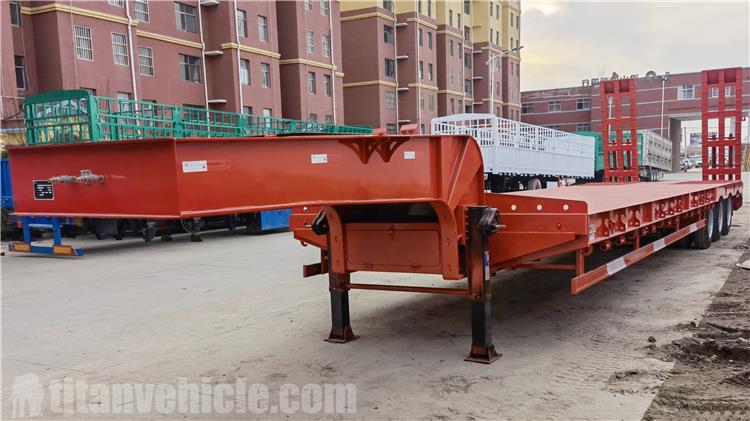 Tri Axle Low Bed Semi Trailer for Sale in Togo