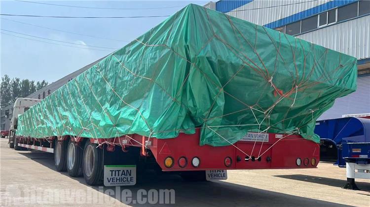 Tri Axle Low Bed Trailer for Sale In Algeria