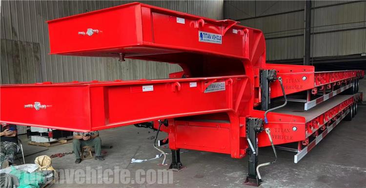 Tri Axle Low Bed Trailer for Sale In Algeria