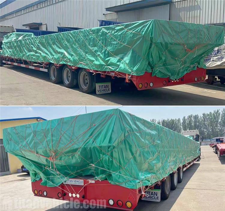 Tri Axle Low Bed Trailer for Sale In Algeria