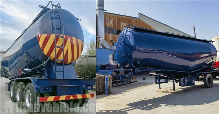 Tri Axle 40m&sup3; Dry Bulk Trailer for Sale In Indonesia