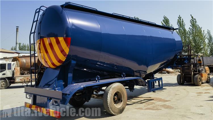 Tri Axle 40m&sup3; Dry Bulk Trailer for Sale In Indonesia