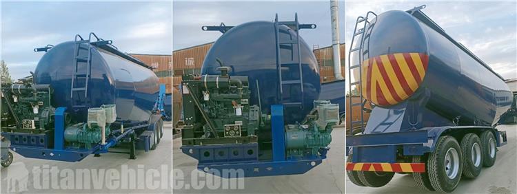 Tri Axle 40m&sup3; Dry Bulk Trailer for Sale In Indonesia