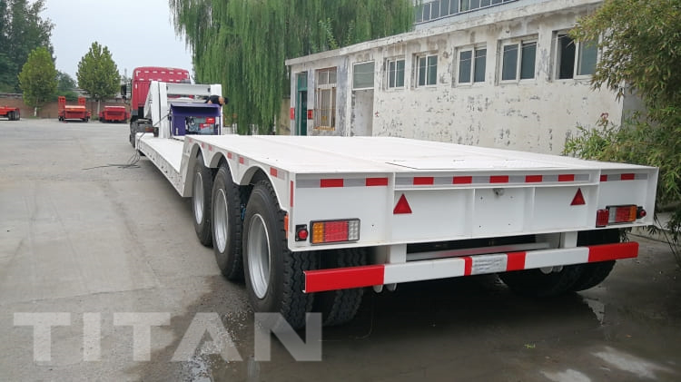 3 Axle 80 Ton Detachable Gooseneck Lowboy Trailers for Sale in Namibia