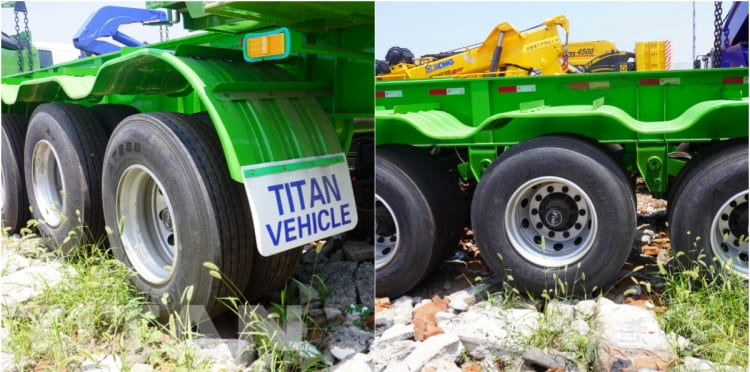 40ft container side loader trailer for sale in Tanzania