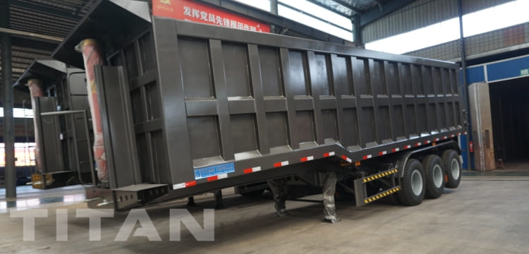 3 Axle 25m3 Semi Tipper Trailer for Sale in Congo Banana