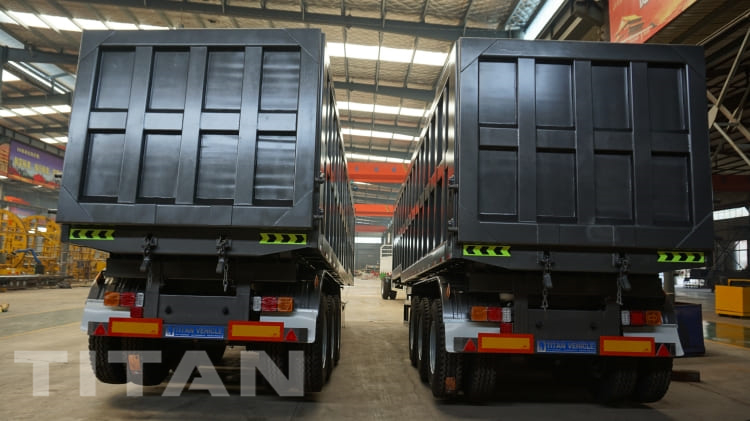3 Axle 25m3 Semi Tipper Trailer for Sale in Congo Banana