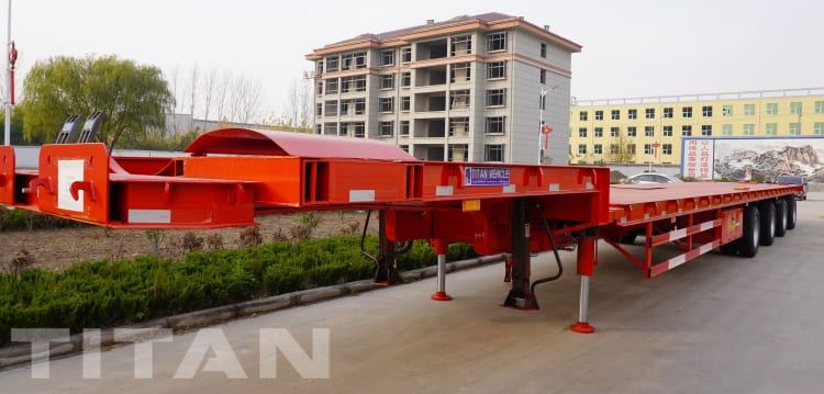 4 Axle 80 Ton Semi Low Loader Trailer for Sale in Jamaica