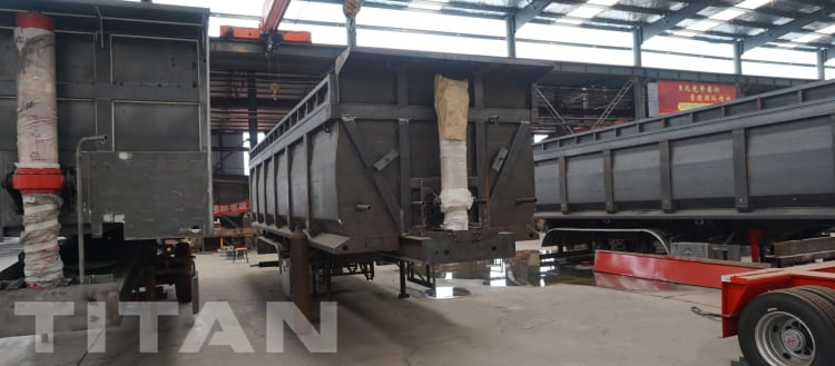 35 Cubic Meters U Shape End Dump Trailer for Sale in Congo