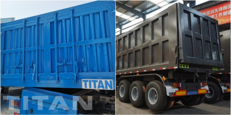 35 Cubic Meters U Shape End Dump Trailer for Sale in Congo
