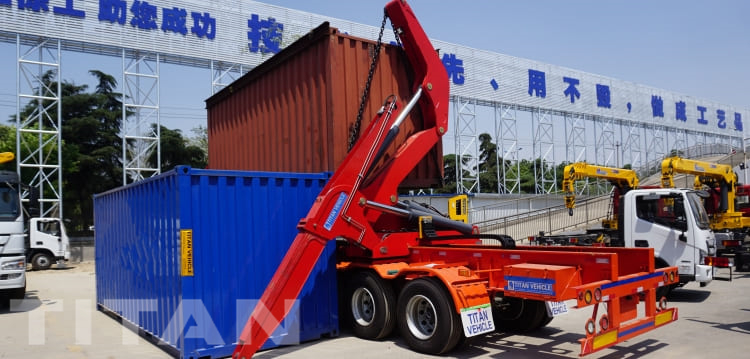 40ft Container Side Loader Truck Trailer for Sale in Madagascar