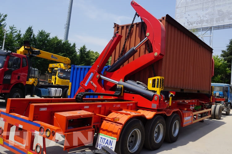 40ft Container Side Loader Truck Trailer for Sale in Madagascar