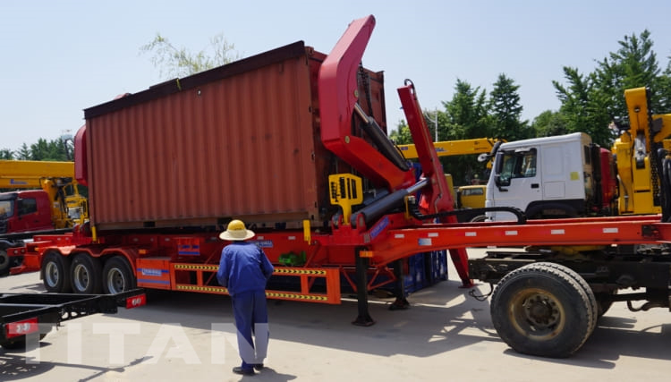 40ft Container Side Loader Truck Trailer for Sale in Madagascar