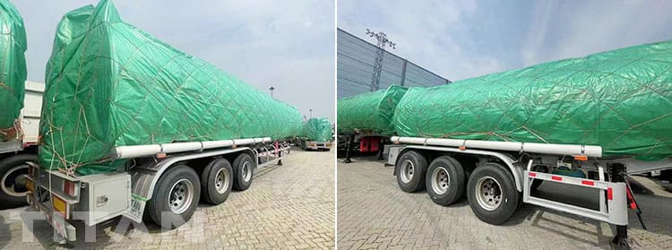 Tri Axle 40000Ltrs Stainless Tanker Trailer for Sale in Saudi Arabia