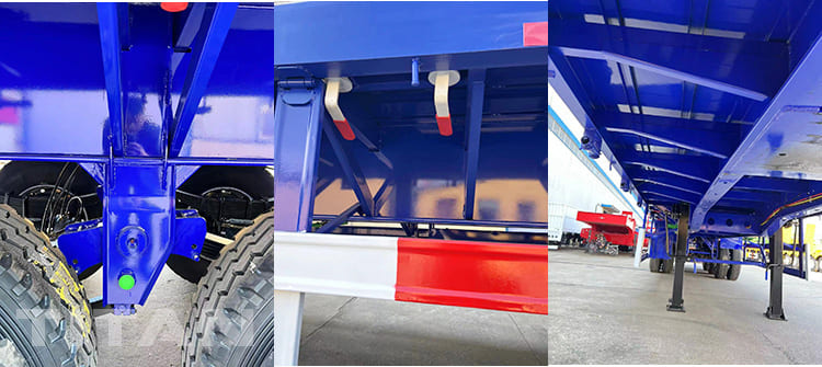 Tri Axle 40Ft Flat Body Trailer for Sale Near Me in Nigeria