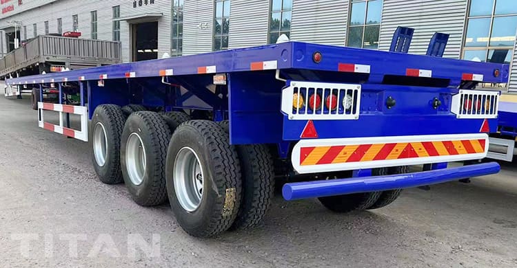 Tri Axle 40Ft Flat Body Trailer for Sale Near Me in Nigeria