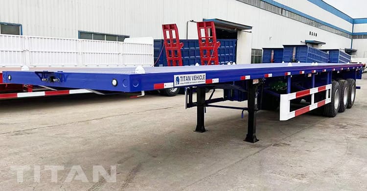 Tri Axle 40Ft Flat Body Trailer for Sale Near Me in Nigeria