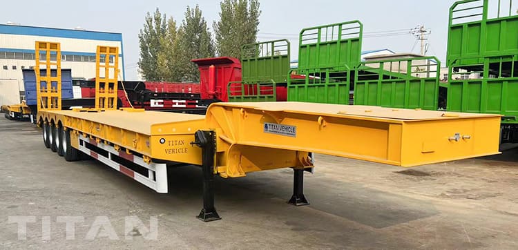 4 Axle 100T Lowbed for Sale in United Arab Emirates