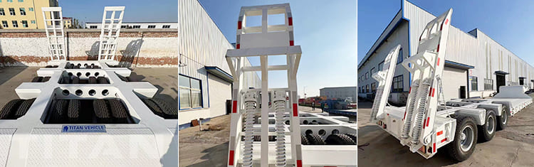 100 Ton 3 Line 6 Axle Tractor Low Loader Trailer for Sale in Tanzania