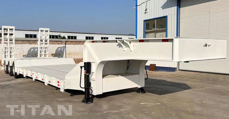 100 Ton 3 Line 6 Axle Tractor Low Loader Trailer for Sale in Tanzania