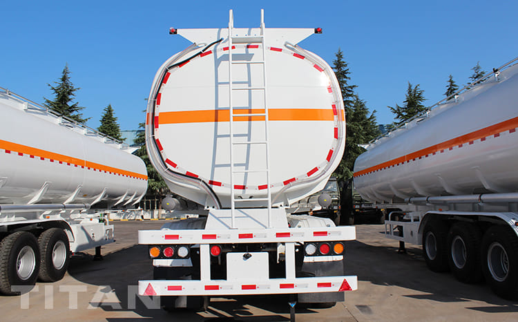 3 Axle 45000 Liters Palm Oil Tanker Trailer for Sale in Zambia
