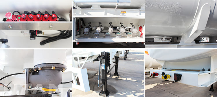 3 Axle 45000 Liters Palm Oil Tanker Trailer for Sale in Zambia