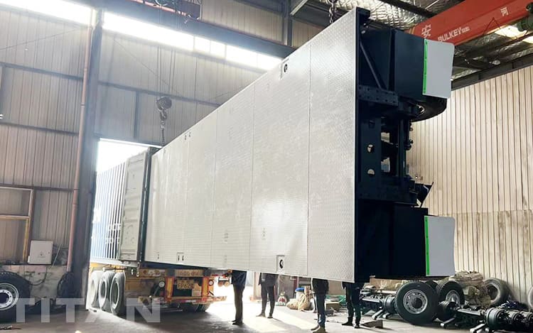 3 Axle 40Ft Flat Body Trailer for Sale in Senegal