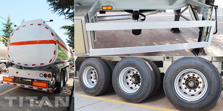 3 Axle 40000 Liters Petrol  Tanker Trailer for Sale in Cote d'Ivoire