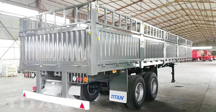 40 Ton 2 Axle Fence Semi Trailer for Sale in Nigeria