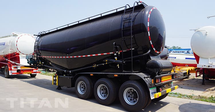 35CBM 3 Axle Cement Silo Trailer for Sale in Kenya 