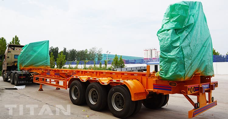 37 Ton 40 Foot Sidelifter Container Trailer for Sale in Ghana
