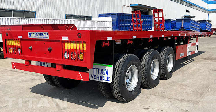 3 Axle Flatbed 40 Ft Trailer for Sale in Botswana