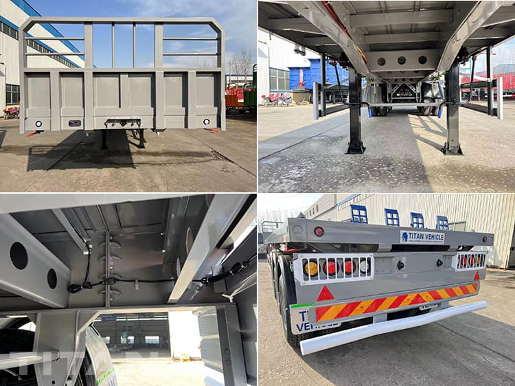 40Ft Triple Axle Flatbed Trailer will be shipped to Uganda  