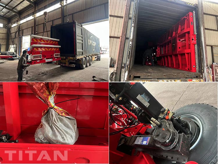 40Ft Tri Axle Flatbed Truck Trailer for Sale in Jamaica
