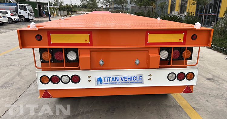 40Ft Flatbed Trailer 3 Axle for Sale in Senegal