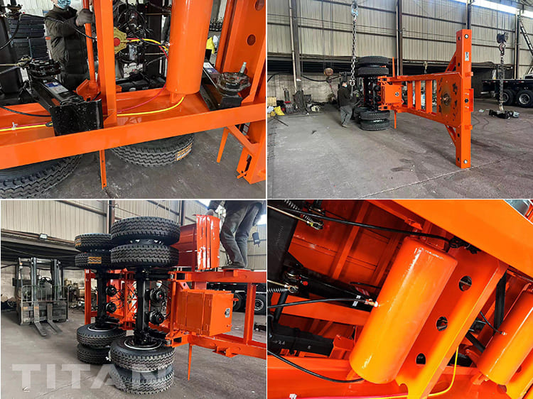 2 Axle 20Ft Container Chassis for Sale in Chile 