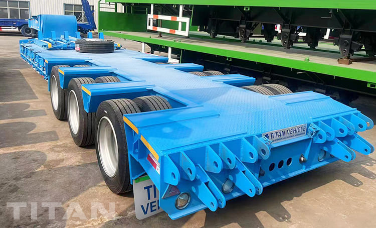 80T 3 Axle Low Bed Semi Trailer will be shipped to Tanzania