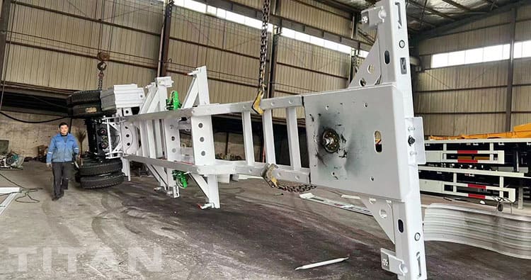 40 Ft Shipping Container Chassis for Sale in Dominica 