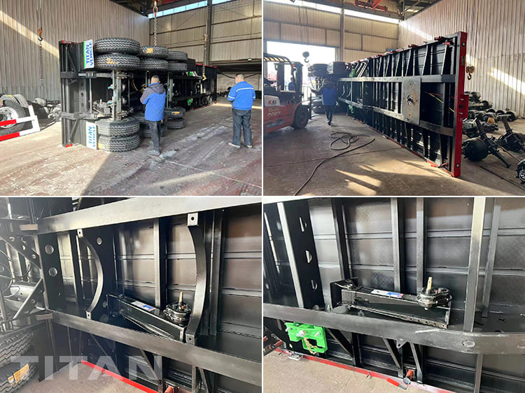 40 Ft Flatbed Tri Axle Trailer for Sale in Zimbabwe