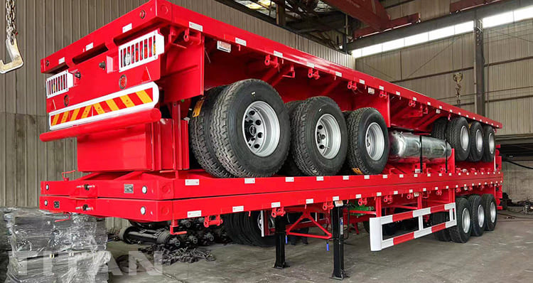 40Ft Flatbed Tri Axle Trailer for sale in Cote d'Ivoire