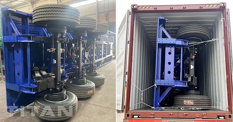 3 Axle 40Ft Flat Top Semi Trailer for Sale in Uganda