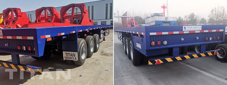 Tri Axle Strentch Flatbed Trailer for Sale in Nigeria
