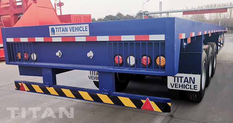 Tri Axle Strentch Flatbed Trailer for Sale in Nigeria