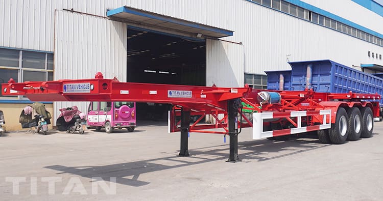 Tri Axle Container Chassis 40Ft for Sale in Panama