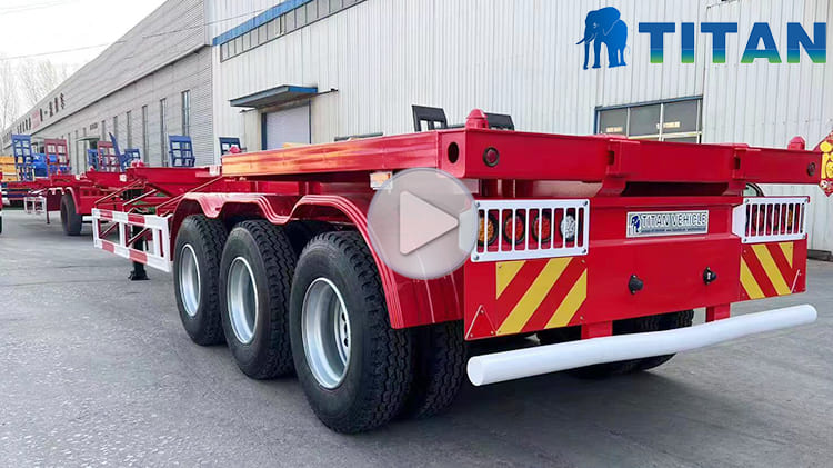 Tri Axle Container Chassis 40Ft for Sale in Panama