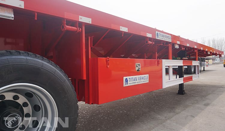 40 Foot Flatbed Trailer Tri Axle for Sale in Cost Rica