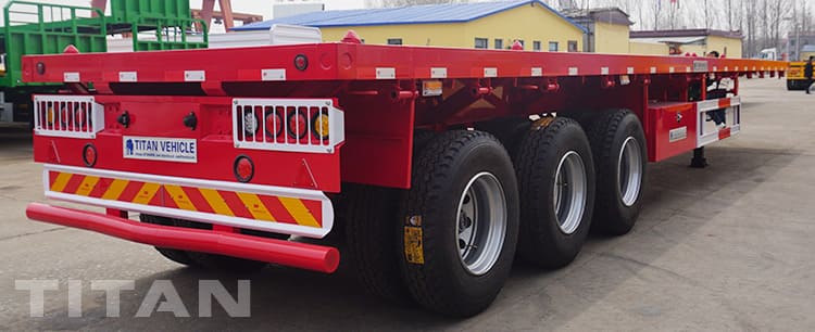 40 Foot Flatbed Trailer Tri Axle for Sale in Cost Rica